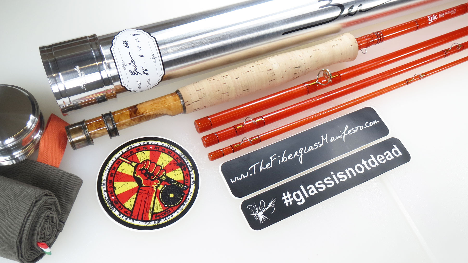 Epic 686 (Salsa) by Ber Fly Rods Rod Photos Fiberglass Flyrodders